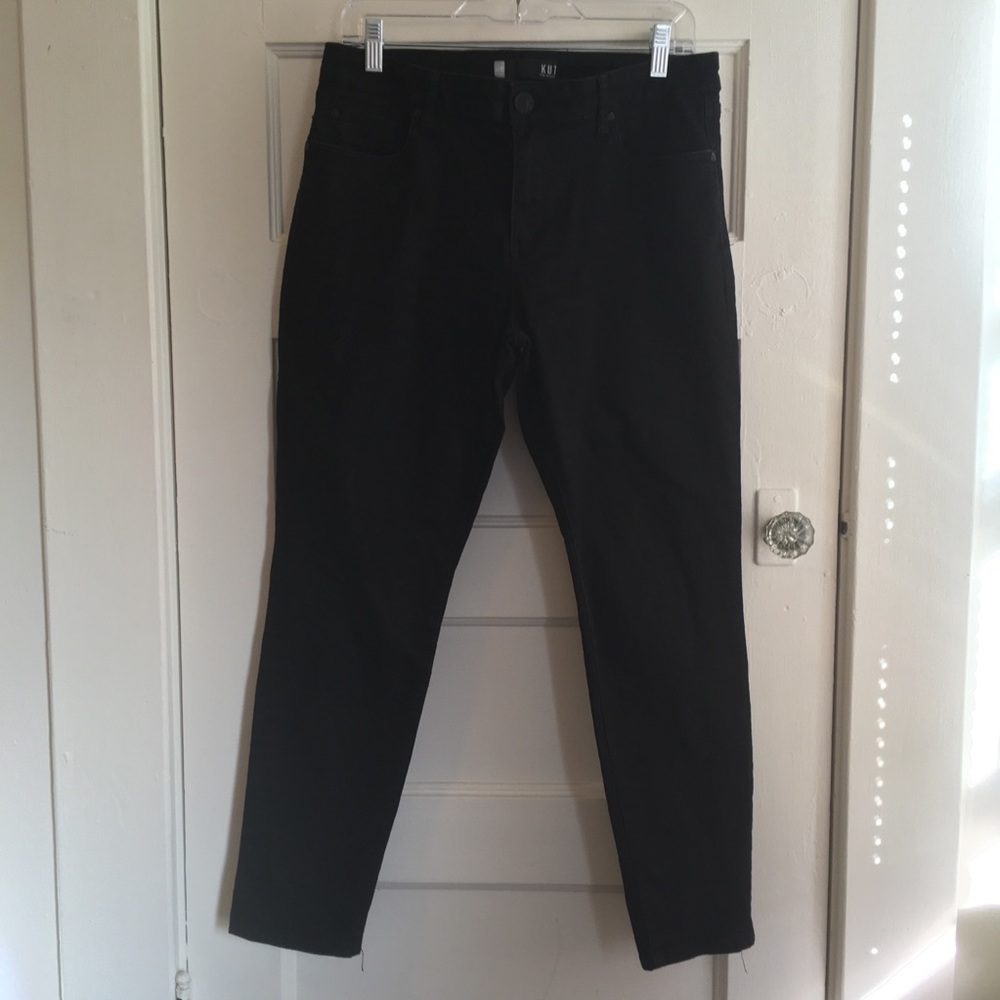 Kut Diana Skinny Jeans black 12 petite